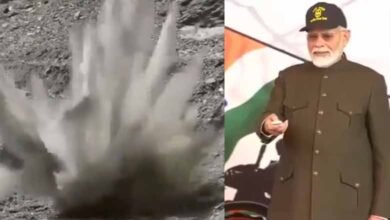 PM Modi conducts 'first blast' of Shinkun La tunnel: Video