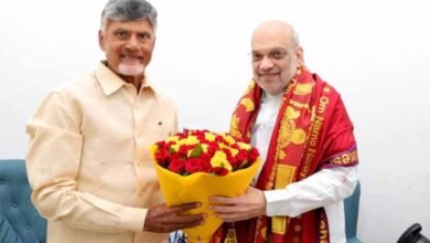 CM Naidu, TDP MPs meet Amit Shah; discuss development issues of Andhra