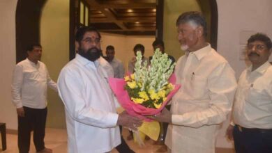 Andhra CM Naidu meets Shinde, discusses politics, cooperation