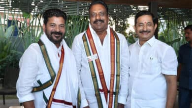 BRS MLA Prakash Goud Joins Congress Party