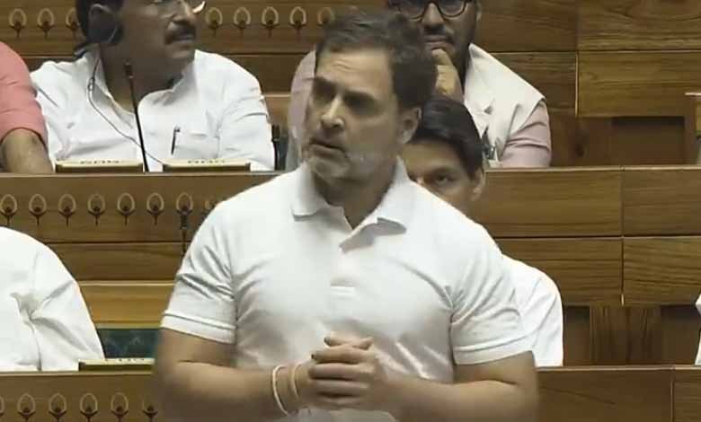 Rahul Gandhi accuses BJP of dividing people on communal lines; portions of speech expunged