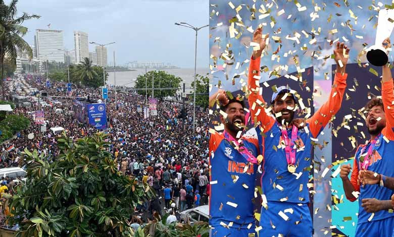 Thousands of thrilled Mumbaikars raring to accord grand welcome to Team India
