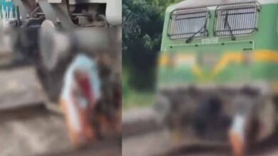 Hyderabad Tragic Accident: Elderly Man Hit by Train and Dragged for 5 Kilometers: Video