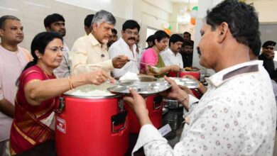 Andhra News | CM Naidu inaugurates subsided food at Anna Canteen