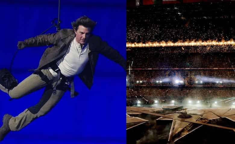 "Tom Cruise Jumps Out of a Plane at Olympic Games Closing Ceremony, says 'Thank You, Paris! Now Off to LA'"