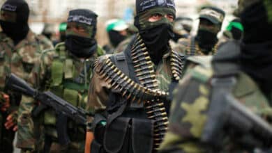 Al-Qassam Brigades launch rockets from Gaza at Tel Aviv