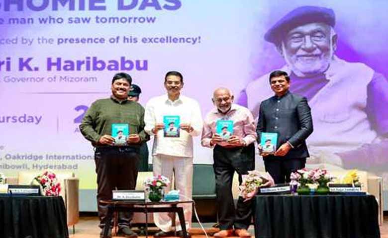 Mizoram Guv launches book honouring educationist Shomie Das