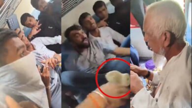 Elderly Muslim man assaulted inside train on suspicion of carrying beef; video goes viral