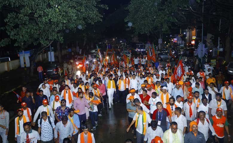 BJP-JD(S)' week-long protest march seeking CM's resignation ends with rally