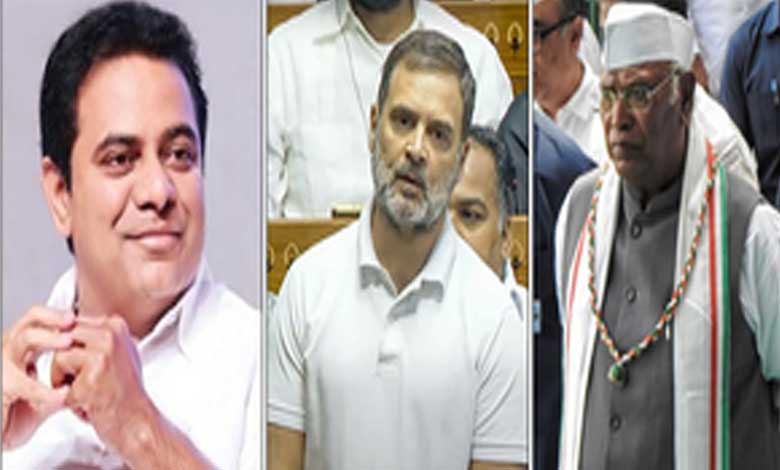 Telangana News | farmers betrayed: KTR writes to Rahul & Kharge