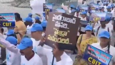 Hyderabad News | People Support Walk by Gandipet Welfare Society Rallies for Lake Preservation