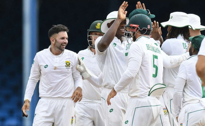 South Africa and West Indies settle for a draw in rain-hit 1st test