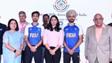 NRAI felicitates history-making Indian Olympic shooting squad; Manu, Sarabjot, Swapnil presented cash awards