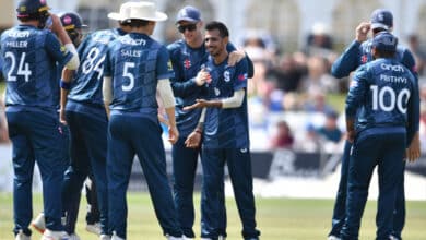 Chahal grabs 5 for 14 on Northamptonshire debut