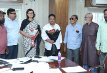 Hyderabad: Secretary Afsar Ahmed and Officials Greet Special Representative A.P. Jithender Reddy