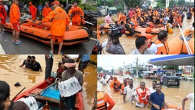 Andhra Pradesh News | Rescue, relief operation intensified flood-hit Vijayawada