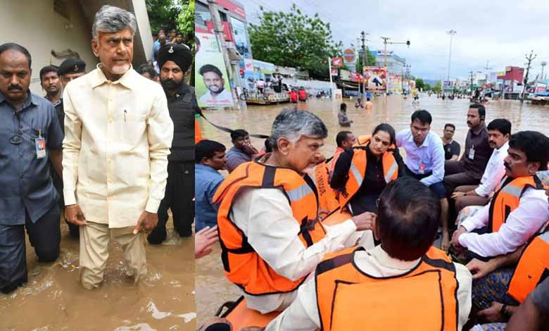 Andhra Pradesh News | CM Chandrababu Naidu leads from front to provide relief to flood-hit people