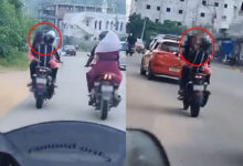 Viral Video Shows Couple Behaves Inappropriately on Bike in the Middle of the Road in Hyderabad