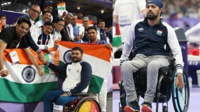 Dharambir smashes Asian record for gold, Pranav takes silver in Paralympic men's F51 club throw