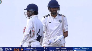 Duleep Trophy: Bhui makes hundred in India D's 186-run defeat against India A