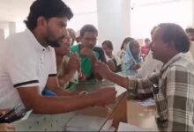 Flood Victims Gather at Khammam Municipal Office to Protest Lack of Aid