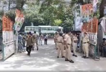 Breaking News: High Security at Gandhi Bhavan Amid Fears of Hydra-Affected Protests