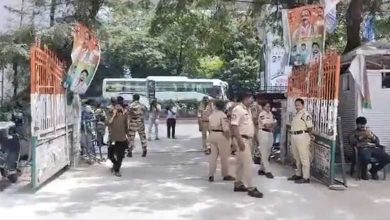 Breaking News: High Security at Gandhi Bhavan Amid Fears of Hydra-Affected Protests