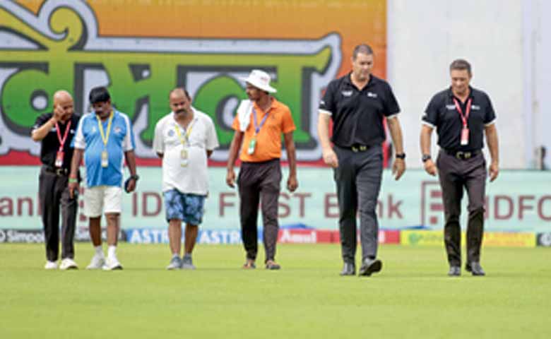 Green Park Stadium’s poor drainage system sparks outrage after no show on day three