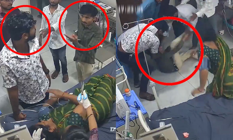 Doctor Attacked in Hospital: Heated Argument Over Slippers Escalates to Violence: Video