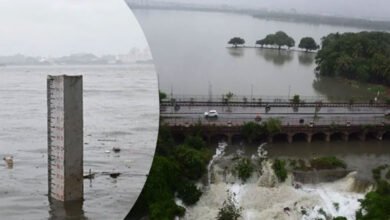 Hyderabad News | Hussain Sagar on the Brink as Heavy Inflows Continue, Authorities on High Alert: Video