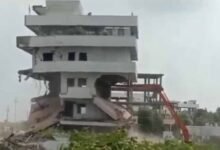 Building Demolition in Mancherial: BRS Leader's Structure Razed