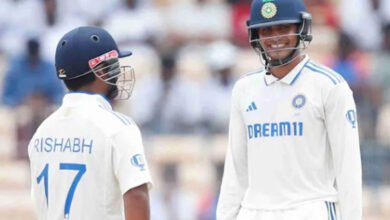 Gill, Pant fifties carry India to 205/3 at lunch on Day 3 against Bangladesh