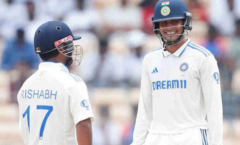 Gill, Pant fifties carry India to 205/3 at lunch on Day 3 against Bangladesh