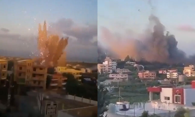 Israel Launches Intense Bombing on Lebanese Cities, Claims Targeting Hezbollah Positions