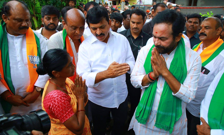 Union Minister Kishan Reddy Visits Flood-Hit Areas in Telangana, Assures Central Government's Support