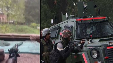 Terrorists exchange fire with security forces in J-K's Kulgam