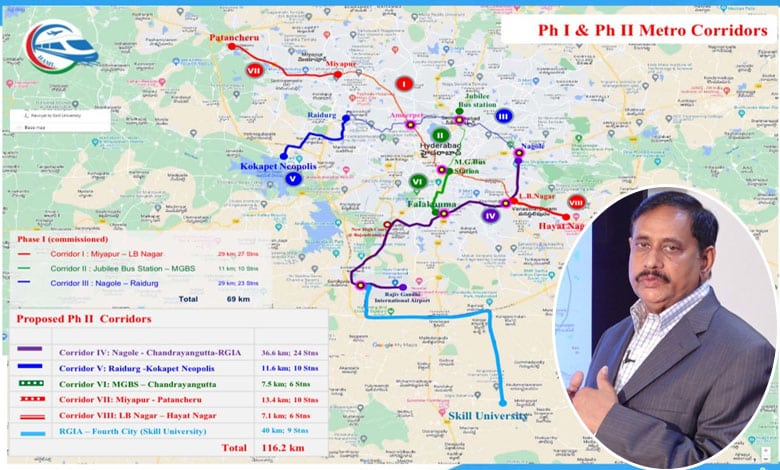 Detailed project reports for Hyderabad Metro Rail Phase-2 in final stage: Official