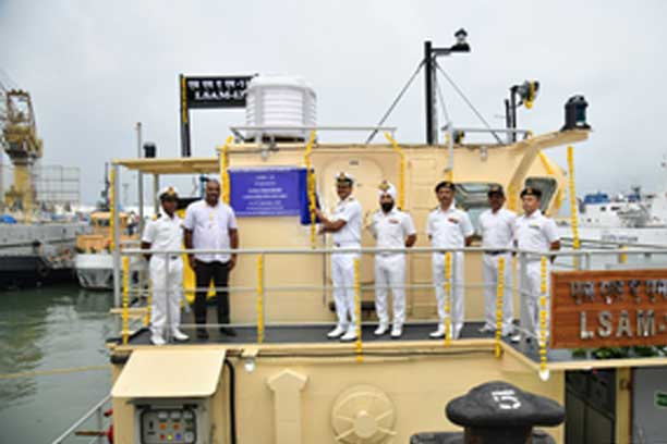 Indian Navy gets fifth missile and ammunition barge