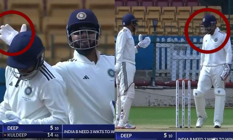 ‘Out Ho Na Jaldi’: Rishabh Pant's Playful Dig at Kuldeep Yadav Highlights Duleep Trophy Drama: Video