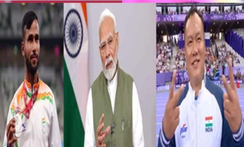 PM Modi applauds Praveen Kumar, Hokato Sema for Paralympics medals (Ld)