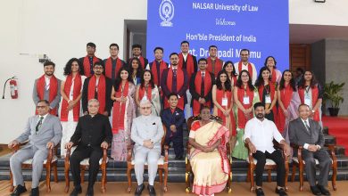 President Droupadi Murmu Addresses NALSAR University of Law Convocation