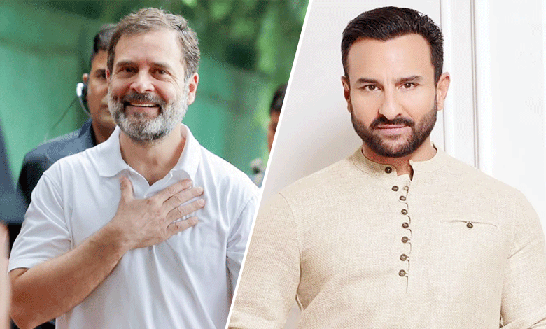 Bollywood's Nawab Saif Ali Khan Calls Rahul Gandhi a Brave Politician (Video Goes Viral)