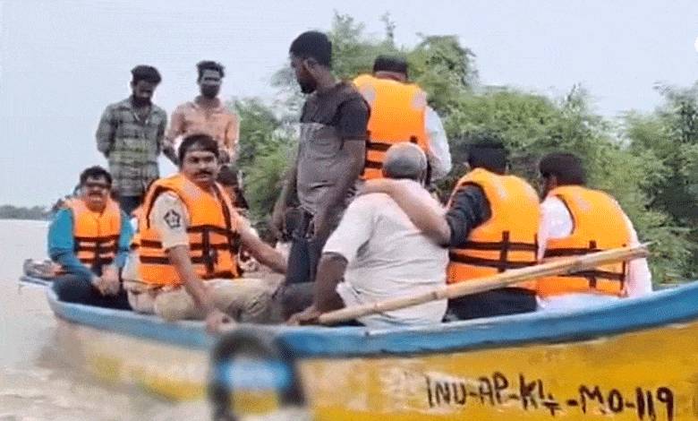 Andhra News | Flood Relief Operations Intensify as Minister and MPs Visit Krishna District