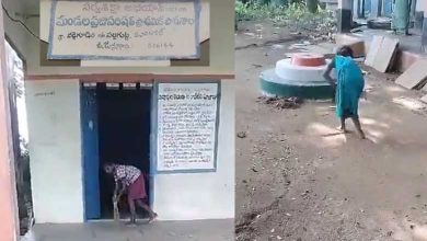 Is There a Minister of Education in Telangana? Teachers Absent as Students Clean School