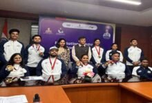 Union Minister Mandaviya felicitates six returning medalists from Paris Paralympics