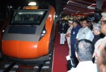 Telangana Guv & Union Minister K Reddy welcome Nagpur-Secunderabad Vande Bharat train