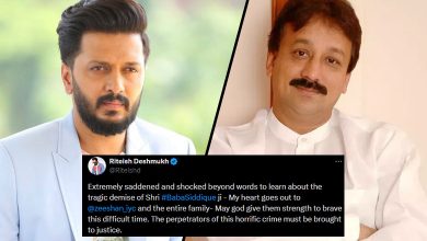 Riteish Deshmukh reacts on Baba Siddique’s tragic death