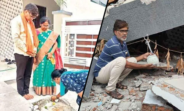 New Home, Shattered Dreams: Patelguda Man's House Demolished Days After Moving In