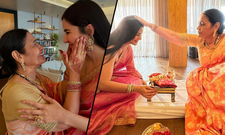 Katrina Kaif turns ‘adarsh bahu’ on Karwa Chauth