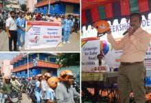 Road Safety Awareness Workshop Held at Deeksha Model School, Hyderabad; 152 Helmets Distributed